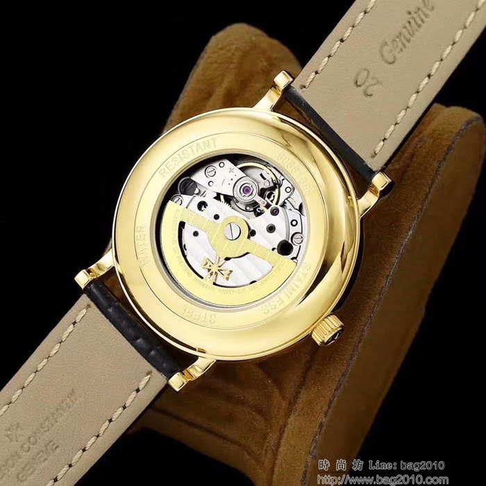 江詩丹頓 Vacheron Constantin YG廠 2019首發新款 縱橫升級版 821A零返修機芯 超強夜光 深度防水 男士腕表  wssb5045
